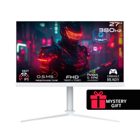 GAMEON GOAP27FHD380IPS Artic Pro Series 27" FHD, 380Hz, MPRT 0.5ms, HDMI 2.1, Fast IPS Gaming Monitor (Supports PS5) - White