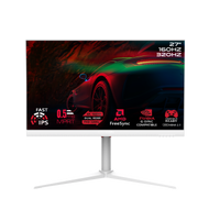 GAMEON GOSX27W Switch X Series 27" Dual Switch 4K UHD 160Hz/FHD 320Hz, MPRT 0.5ms, HDMI 2.1, Fast IPS Gaming Monitor (Supports PS5) - White
