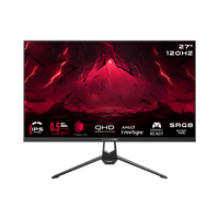GAMEON GOES27QHD120IPS FLAT  27" QHD, 120Hz, MPRT 0.5ms, HDMI 2.1, Fast IPS PANEL Gaming Monitor