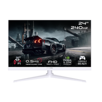 GAMEON GOA24FHD240IPS Artic Pro Series 24" FHD, 240Hz, MPRT 0.5ms, HDMI 2.1, Fast IPS Gaming Monitor (Supports PS5) - White
