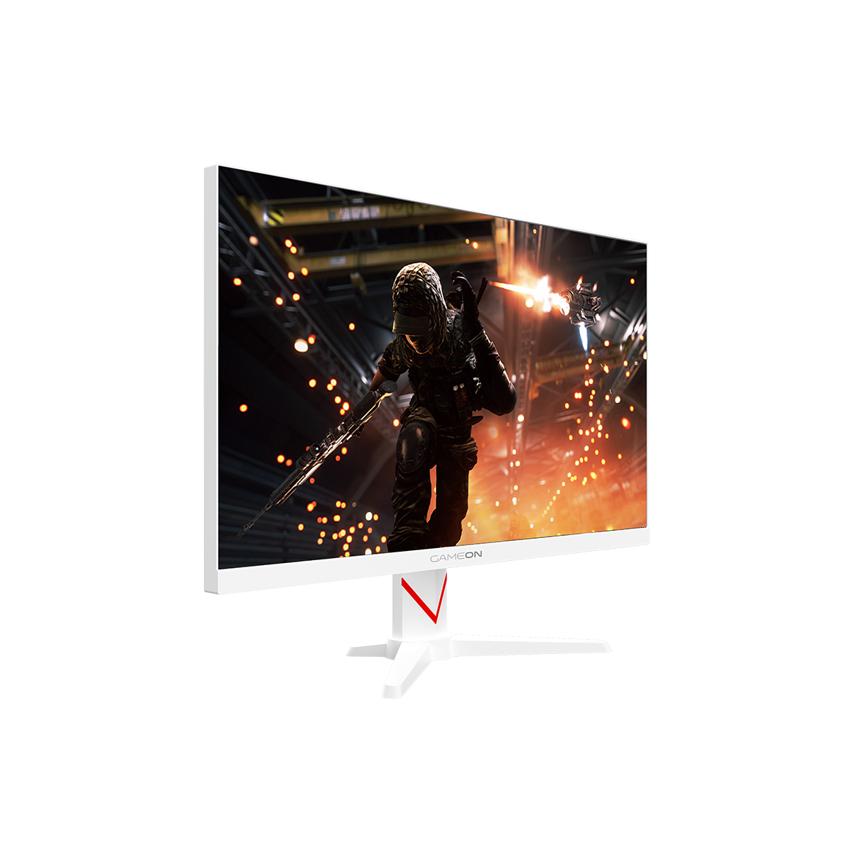 GAMEON GOAM24FHD180IPS Marksman Series 24" FHD, 180Hz, MPRT 0.5ms, HDMI 2.1, Fast IPS Gaming Monitor (Supports PS5) - White
