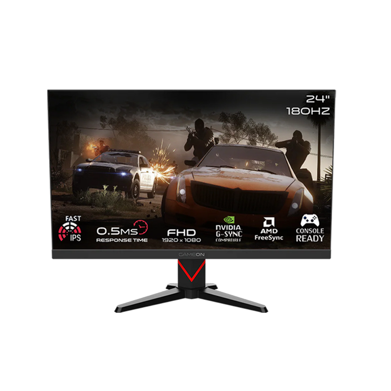 Customized Gaming PC Bundle - Intel i5 14400F Processor, 16GB RAM, 1TB SSD, RTX 3050 6GB, 650W PSU, 24" FHD 180Hz Monitor & All-In-One Gaming Bundle (Keyboard, Headset, Mouse & Mousepad) - Black