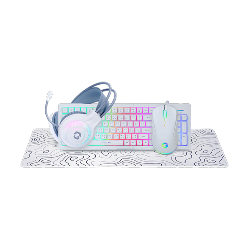 Customized Gaming PC Bundle - Intel i5 14400F Processor, 16GB RAM, 1TB SSD, RTX 3050 6GB, 650W PSU, 24" FHD 180Hz Monitor & All-In-One Gaming Bundle (Keyboard, Headset, Mouse & Mousepad) - White
