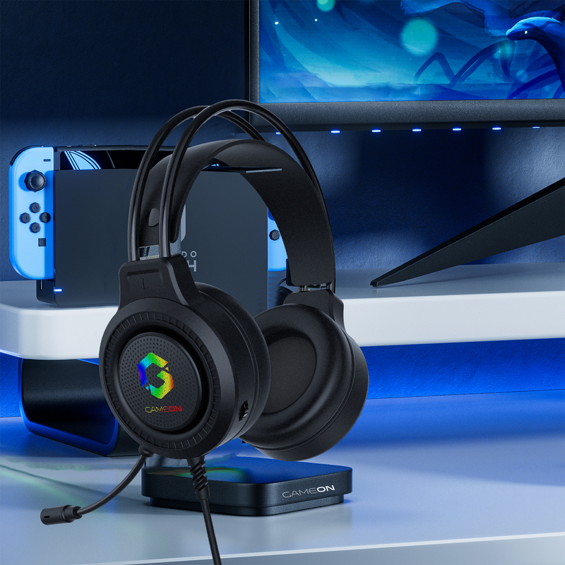 GAMEON GOT101 Shadowfire RGB Gaming Headset - Black