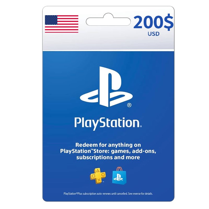 Sony Playstation Network Card 200$ - US