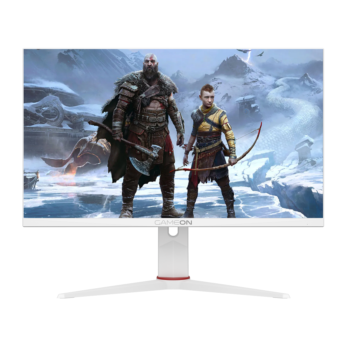 GAMEON GOA24FHD180IPS Artic Pro Series 24" FHD, 180Hz, MPRT 0.5ms, Fast IPS Gaming Monitor (Support PS5) - White