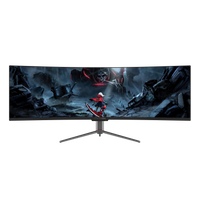GAMEON 49" 5K UHD, 120Hz, 12ms, VA Panel Curved Gaming Monitor - Black