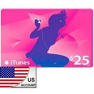 Apple iTunes Gift Card 25$ - US