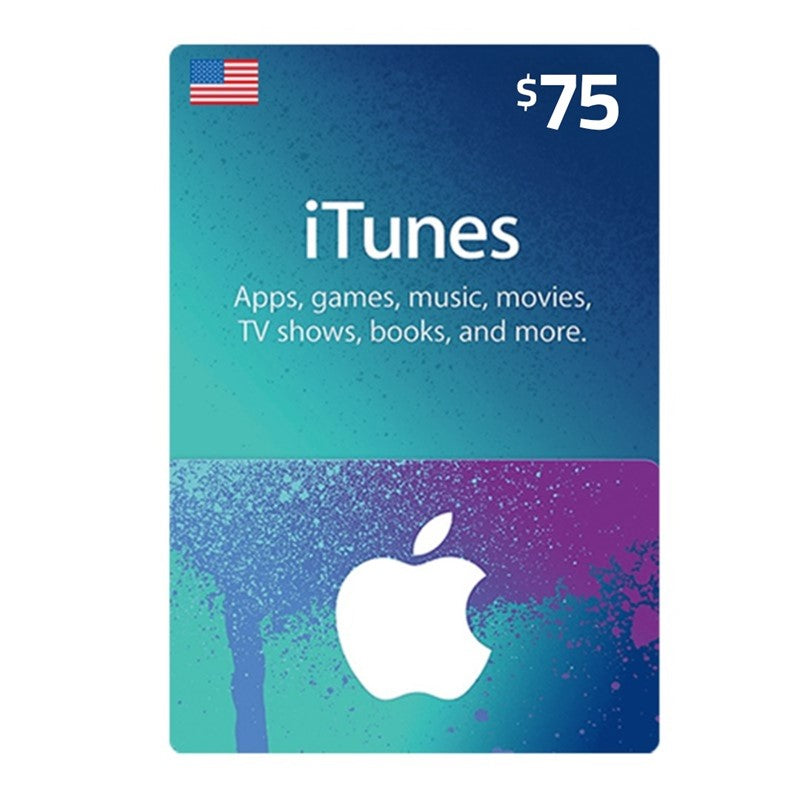 Apple iTunes Gift Card 75$ - US