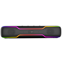 GAMEON Dominator Blaze Wireless RGB Gaming Soundbar - Black