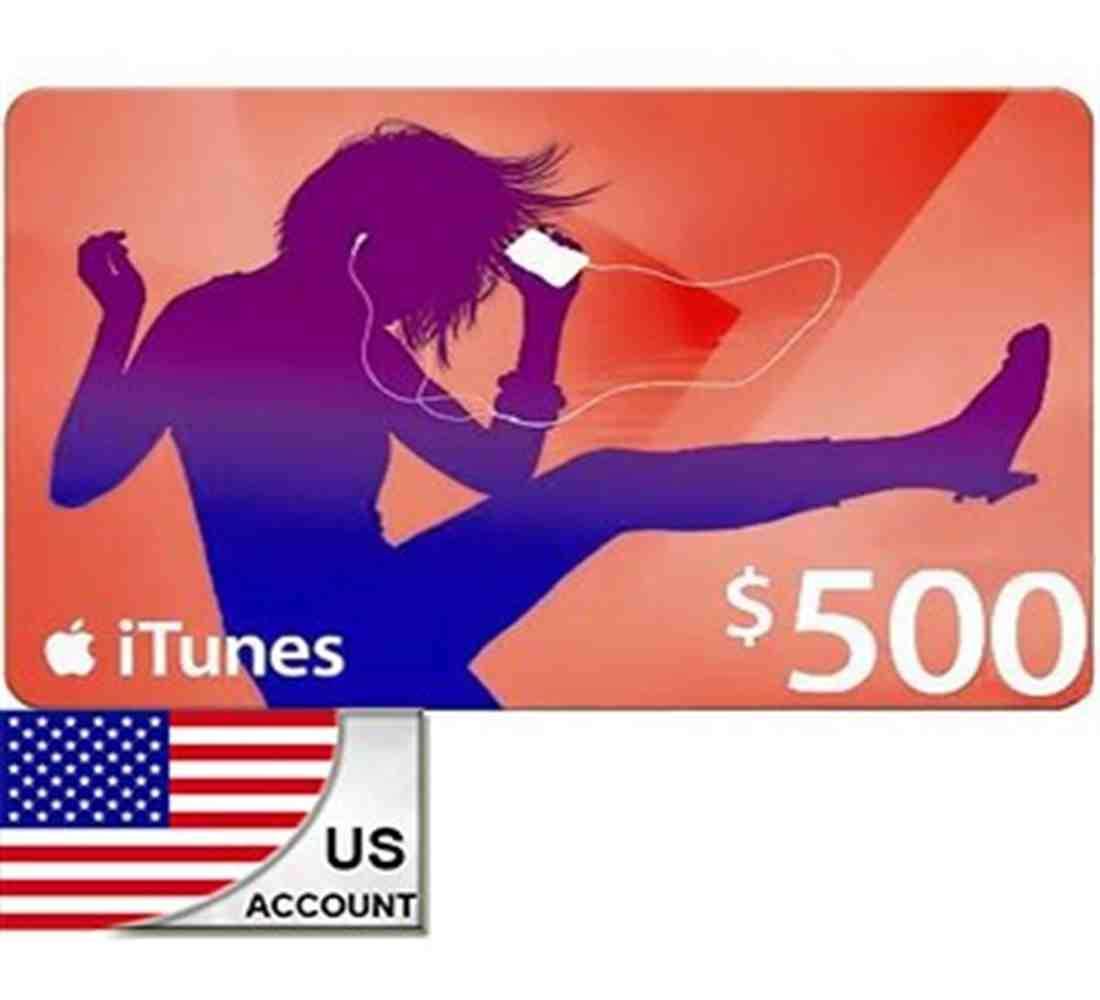 Apple iTunes Gift Card – $500 - US