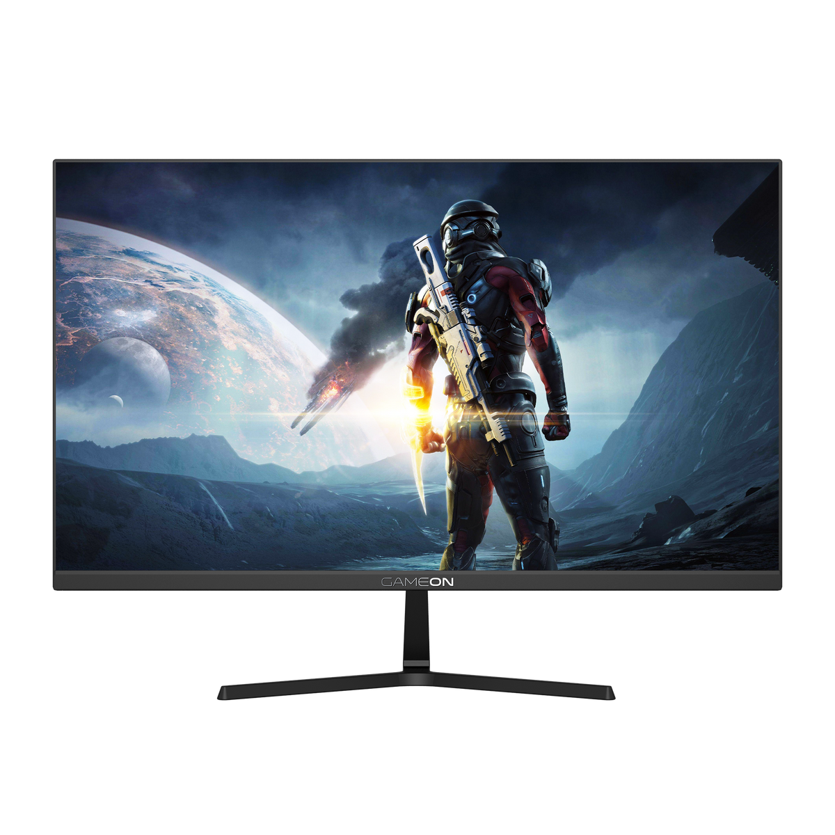 GAMEON E-sports Series GOESP27240VA Gaming Monitor, شاشه قيمنق 27 Inch, FHD, 240Hz, 1ms, HDMI 2.1, HDR 400, VESA and Tilt, Adaptive Sync & G-Sync Compatible, Slim Bezel, Black