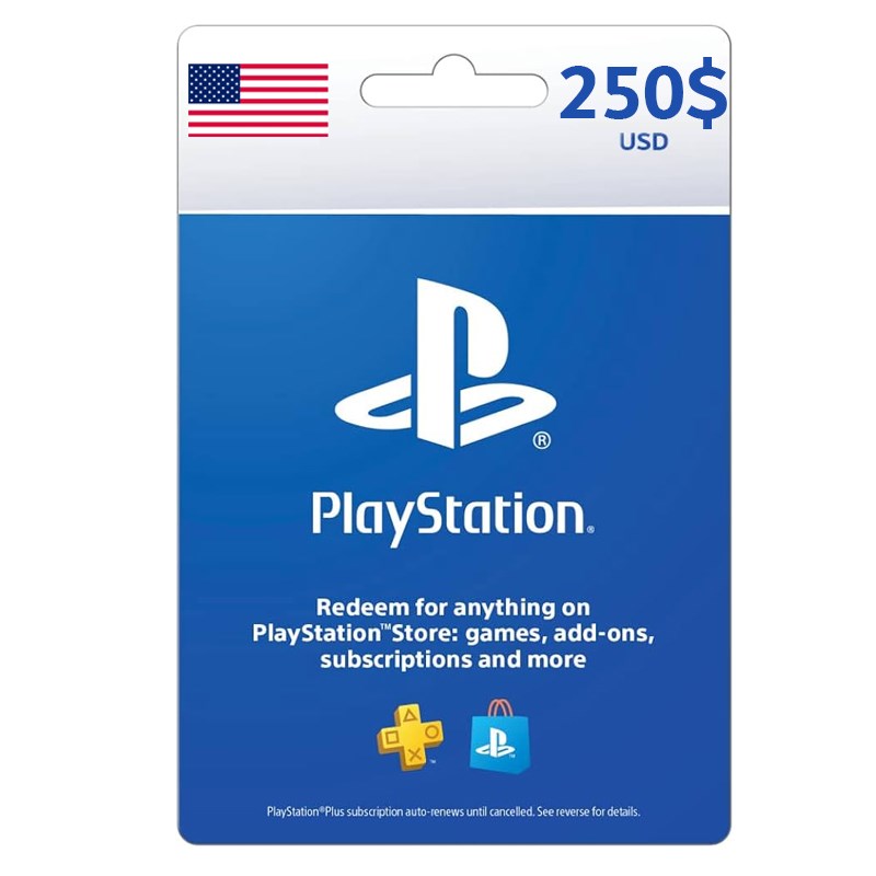 Sony Playstation Network Card 250$ - US