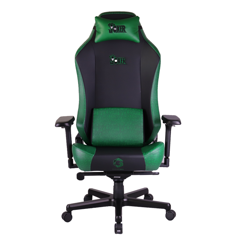 GAMEON x DC Licensed Gaming Chair With Adjustable 4D Armrest & Metal Base - Joker