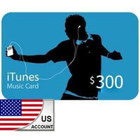 Apple iTunes Gift Card 300$ - US