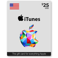 Apple iTunes Gift Card 25$ - US