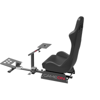 GAMEON GOMPR-5091 Master Pro Racing Gaming Simulator Cockpit - Black