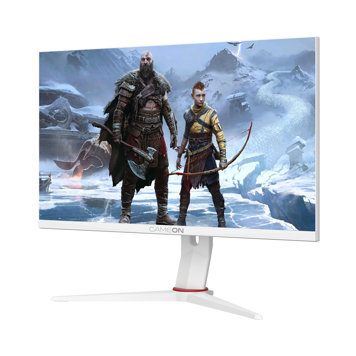 GAMEON GOA24FHD180IPS Artic Pro Series 24" FHD, 180Hz, MPRT 0.5ms, Fast IPS Gaming Monitor (Support PS5) - White