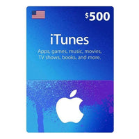 Apple iTunes Gift Card – $500 - US