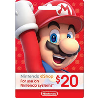 Nintendo eShop Card 20$  - US Region