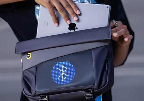 Divoom Pixel Sling Bag-V With LED Customizable Animation Screen And App Control - Black