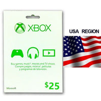 Microsoft Xbox Live Gift Card 25$ - US