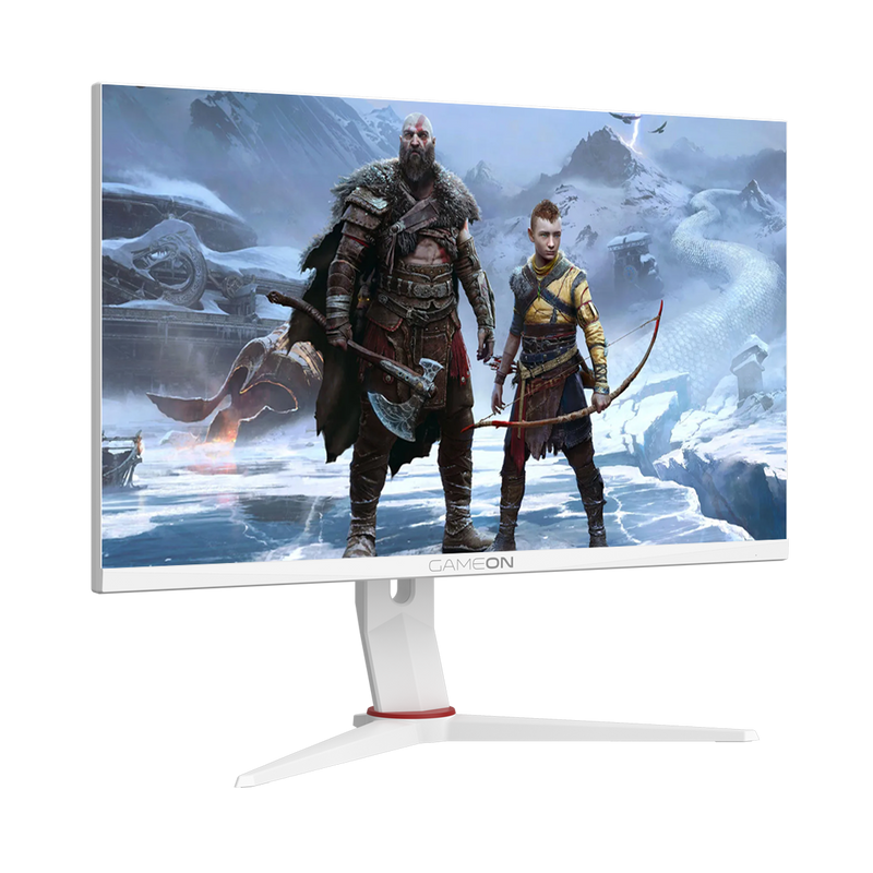 GAMEON GOA24FHD180IPS Artic Pro Series 24" FHD, 180Hz, MPRT 0.5ms, Fast IPS Gaming Monitor (Support PS5) - White