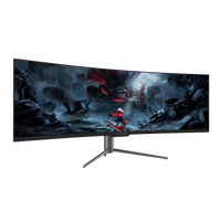 GAMEON 49" 5K UHD, 120Hz, 12ms, VA Panel Curved Gaming Monitor - Black