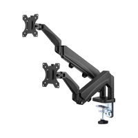 GAMEON GO-5350 Dual Monitor Arm For Gaming And Office Use, 17" - 32", Each Arm Up To 9 KG