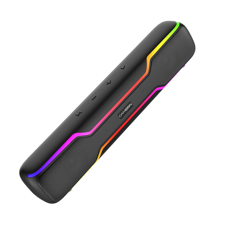 GAMEON Dominator Blaze Wireless RGB Gaming Soundbar - Black