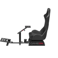 GAMEON GOMPR-5091 Master Pro Racing Gaming Simulator Cockpit - Black