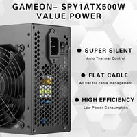 GAMEON - SPY1 ATX 500W Value Gaming Power Supply