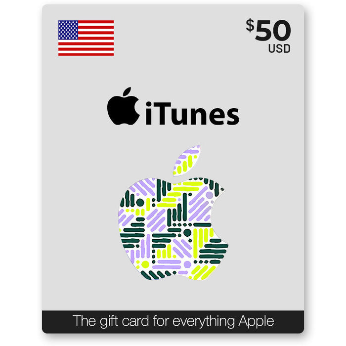 Apple iTunes Gift Card 50$ - US