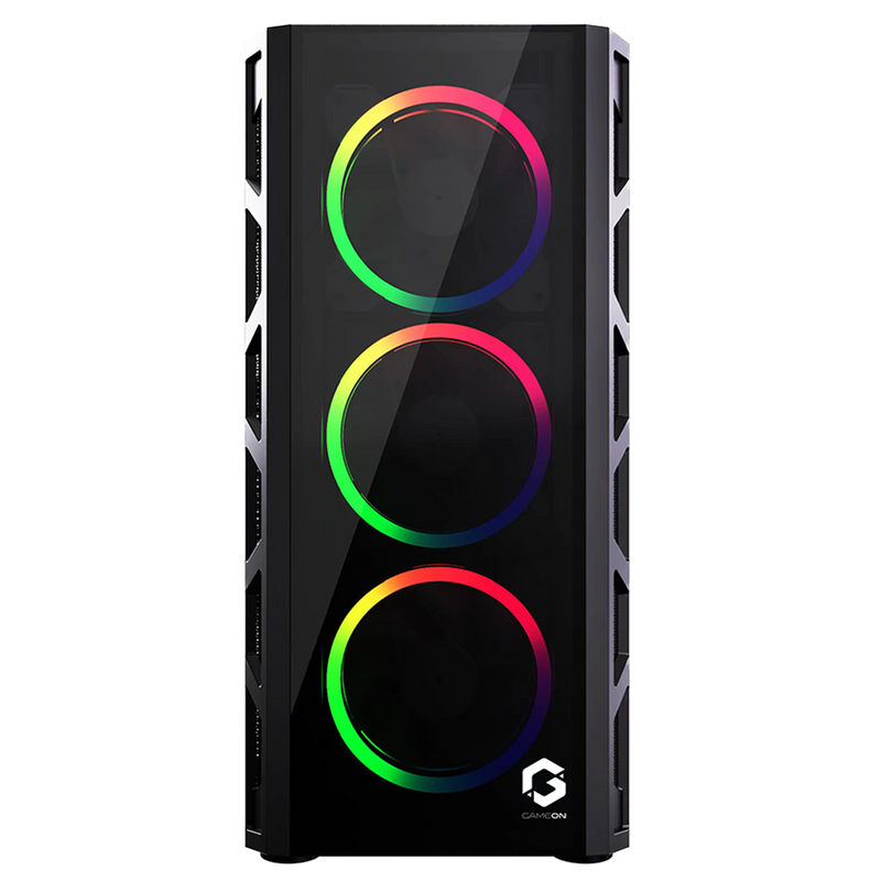 GAMEON TRIDENT II Mid Tower Gaming Case (ARGB)
