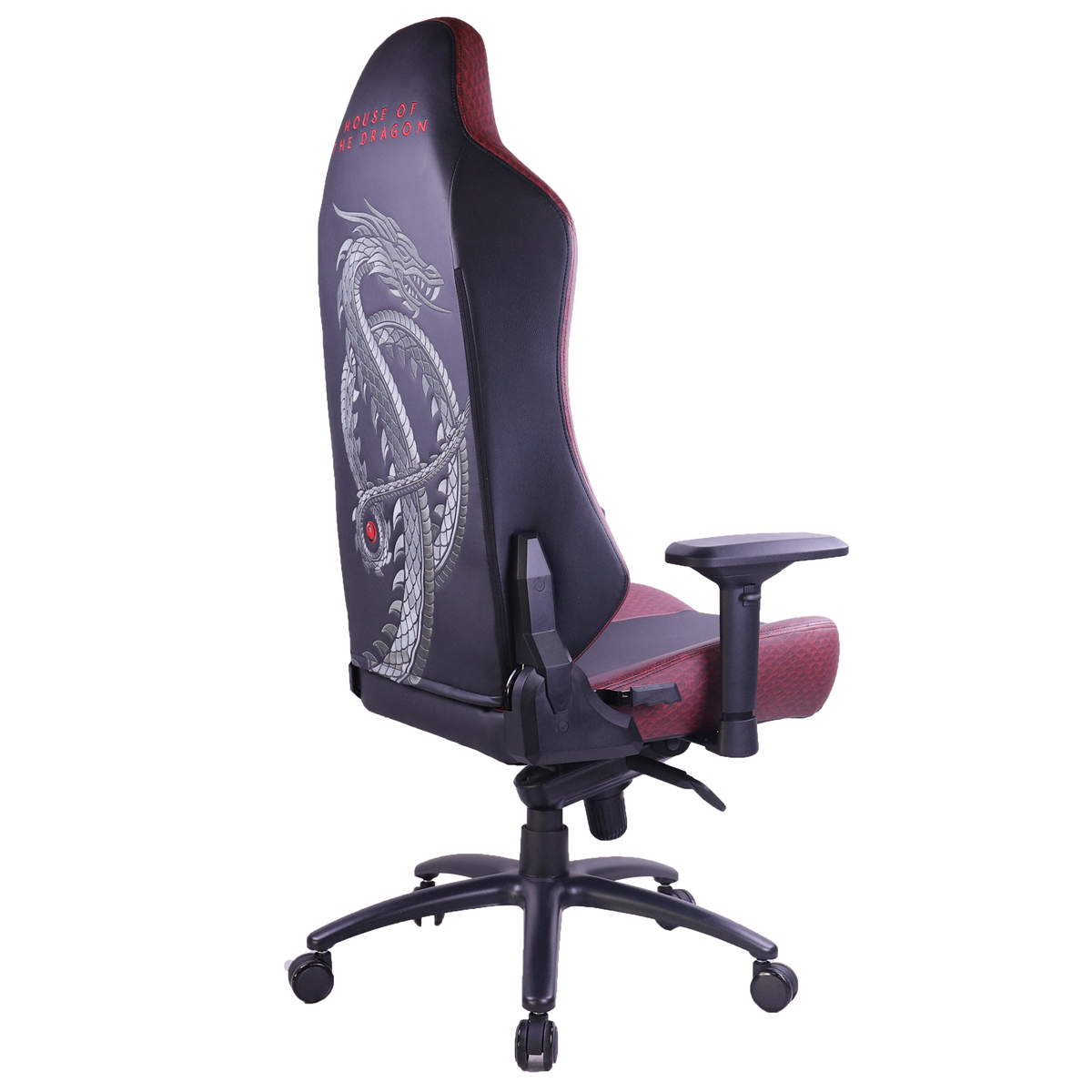 GAMEON x DC Licensed Gaming Chair With Adjustable 4D Armrest & Metal Base - House of The Dragons