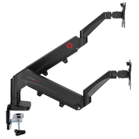 GAMEON GO-5350 Dual Monitor Arm For Gaming And Office Use, 17" - 32", Each Arm Up To 9 KG