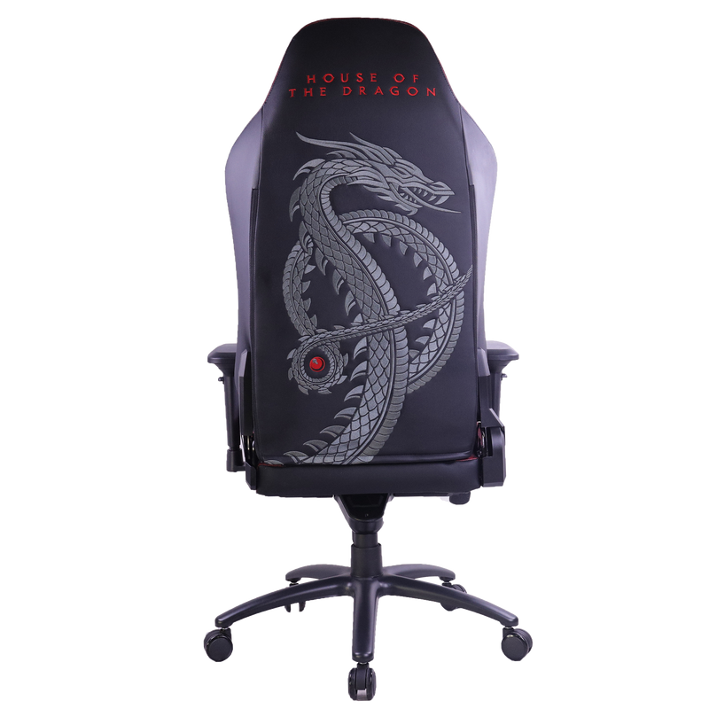 GAMEON x DC Licensed Gaming Chair With Adjustable 4D Armrest & Metal Base - House of The Dragons