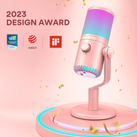 Maonocaster DM30 RGB Gaming Microphone for PC, USB Programmable