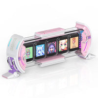Divoom Times Gate Pixel Art Informative Cyberpunk Digital Clock Display - Silver