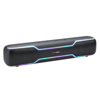 GAMEON Dominator Blaze Wireless RGB Gaming Soundbar - Black