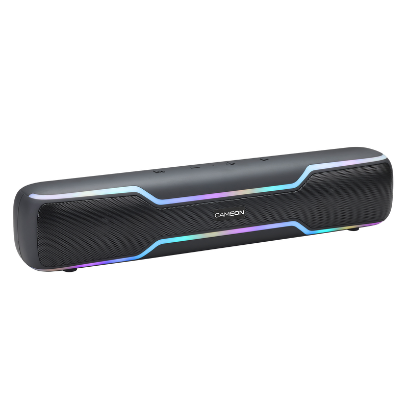 GAMEON Dominator Blaze Wireless RGB Gaming Soundbar - Black