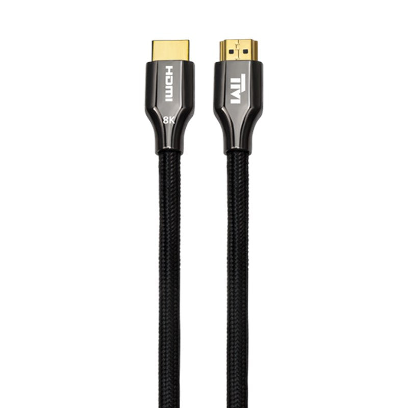 Twisted Minds Zinc Alloy 8k HDMI Cable Braided Custom 8K/60Hz, 4K/120Hz/60Hz, Bandwidth 48Gbps
