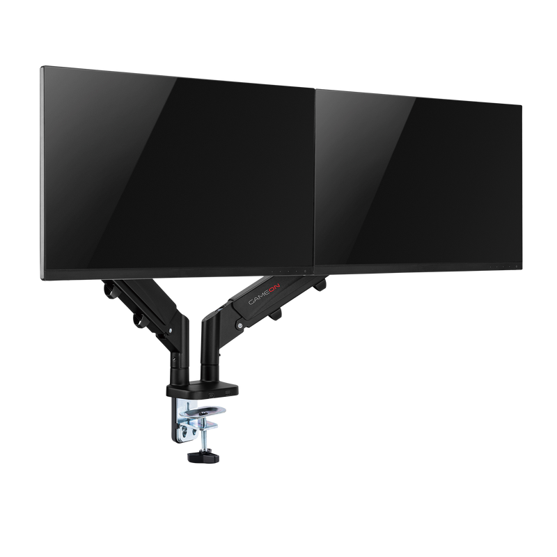 GAMEON GO-5350 Dual Monitor Arm For Gaming And Office Use, 17" - 32", Each Arm Up To 9 KG