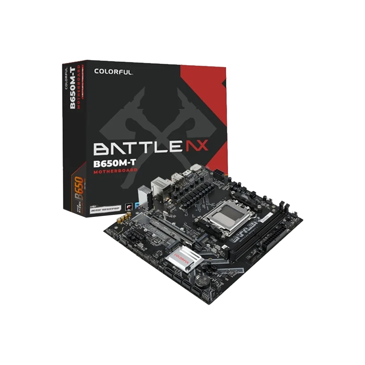 Colorful BATTLE-AX B650M-T V14 AMD AM5 DDR5 M-ATX Gaming Motherboard