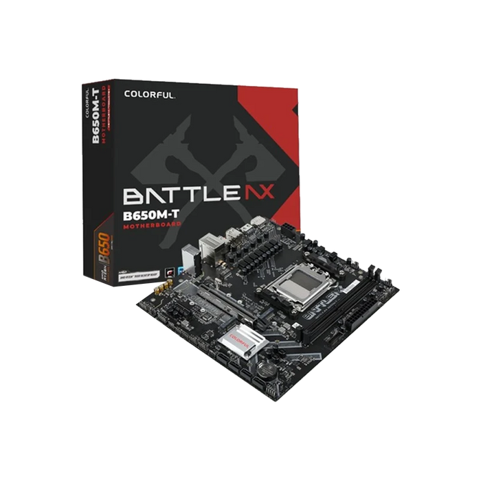Colorful BATTLE-AX B650M-T V14 AMD AM5 DDR5 M-ATX Gaming Motherboard