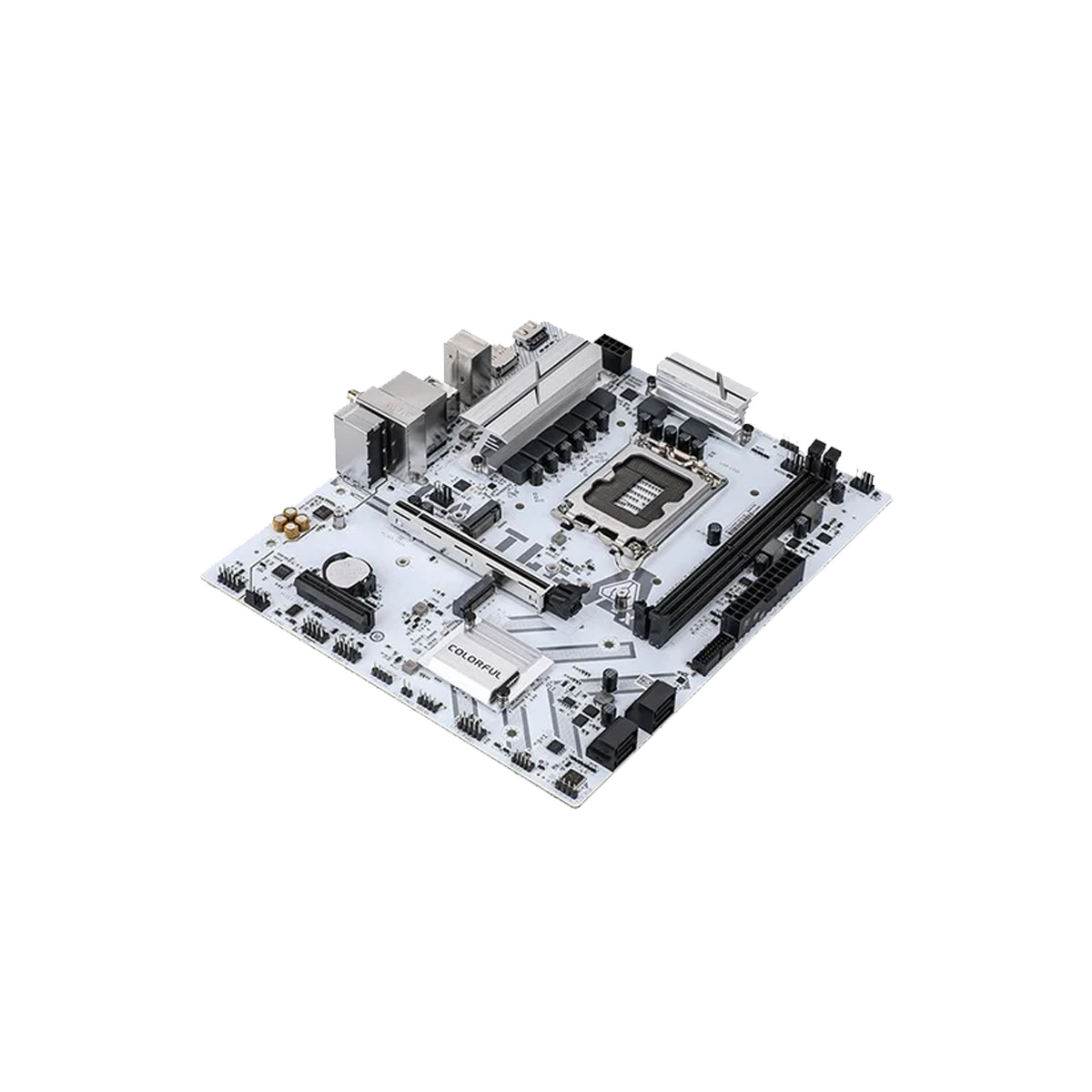 Colorful BATTLE-AX B760M-T WIFI D5 V20A DDR5 M-ATX Gaming Motherboard – White