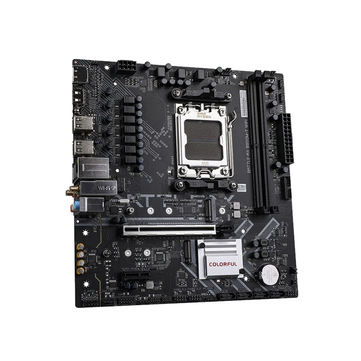 Colorful BATTLE-AX B850M-T WIFI Ver1.4 AMD AM5 DDR5 M-ATX Gaming Motherboard