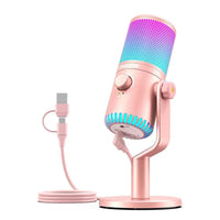 Maonocaster DM30 RGB Gaming Microphone for PC, USB Programmable