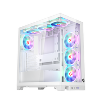 GAMEON Emperor Arctic IV Series Mid Tower Gaming Case - White