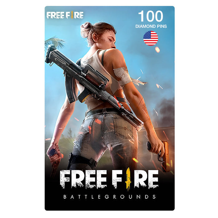 Free Fire Diamond Pins 100 - US